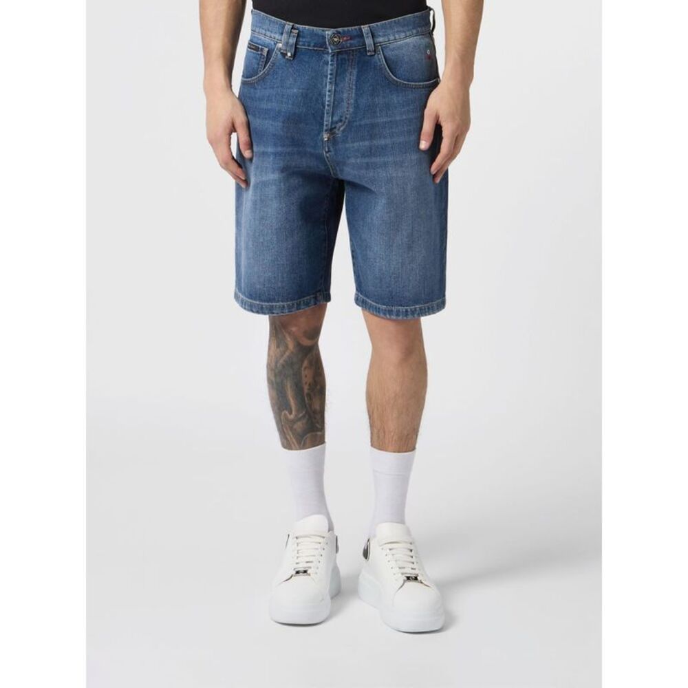 Philipp Plein Shorts Men Blue